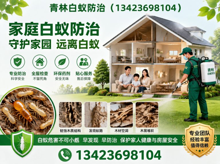 越秀区别墅白蚁防治展示图